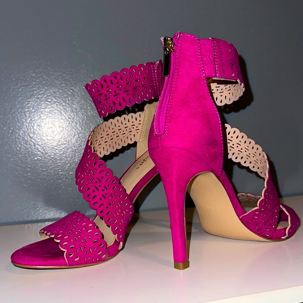 COPY - Edith Fushia Limelight 4 inch heels.